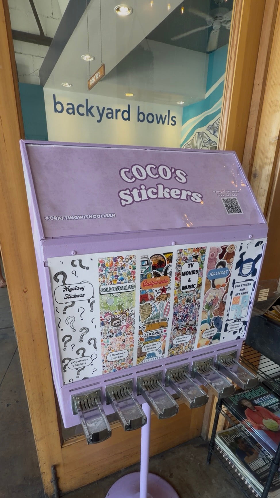 Coco’s Stickers — Interactive Sticker Vending Machine