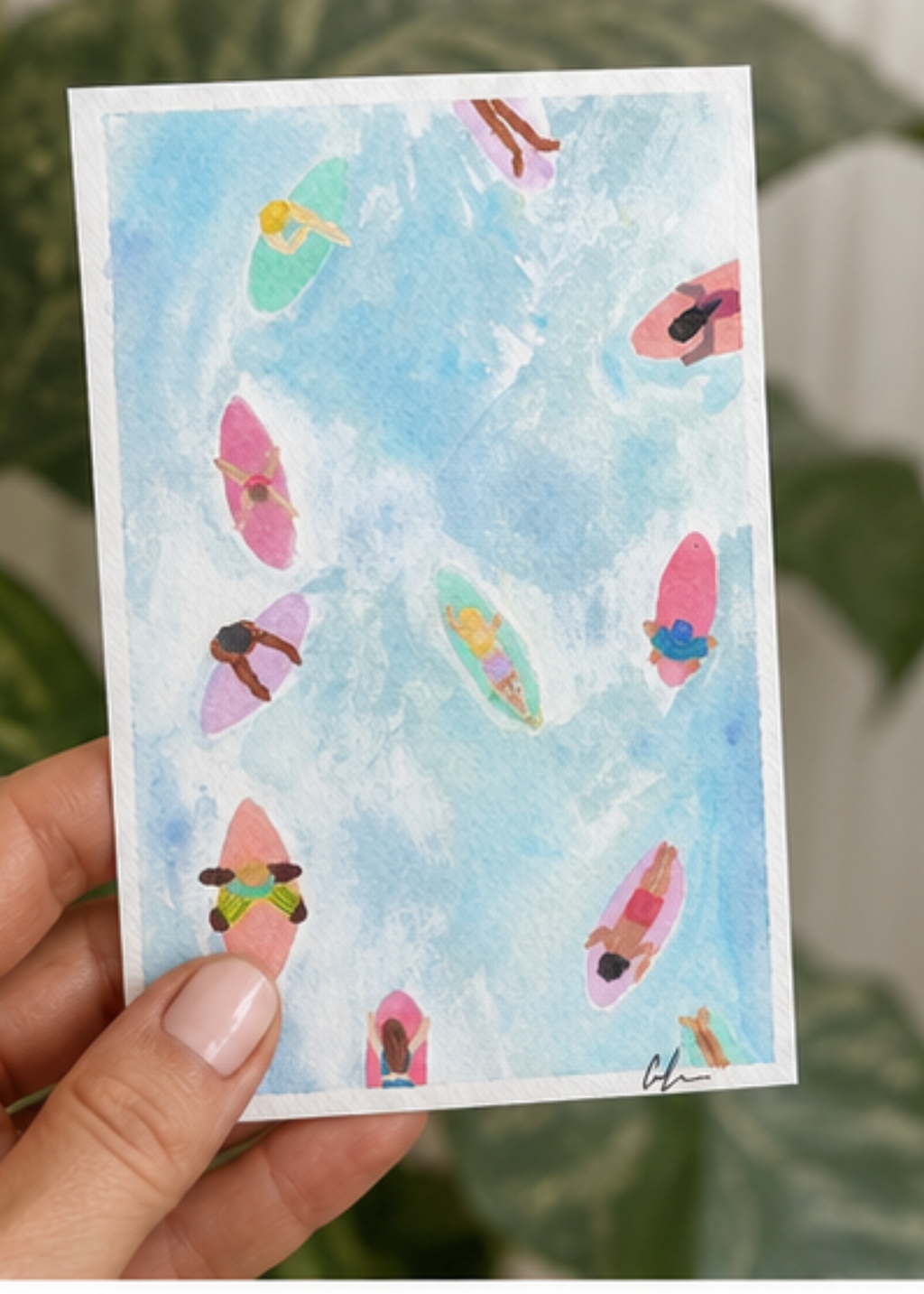 Paddle Out – Art Print