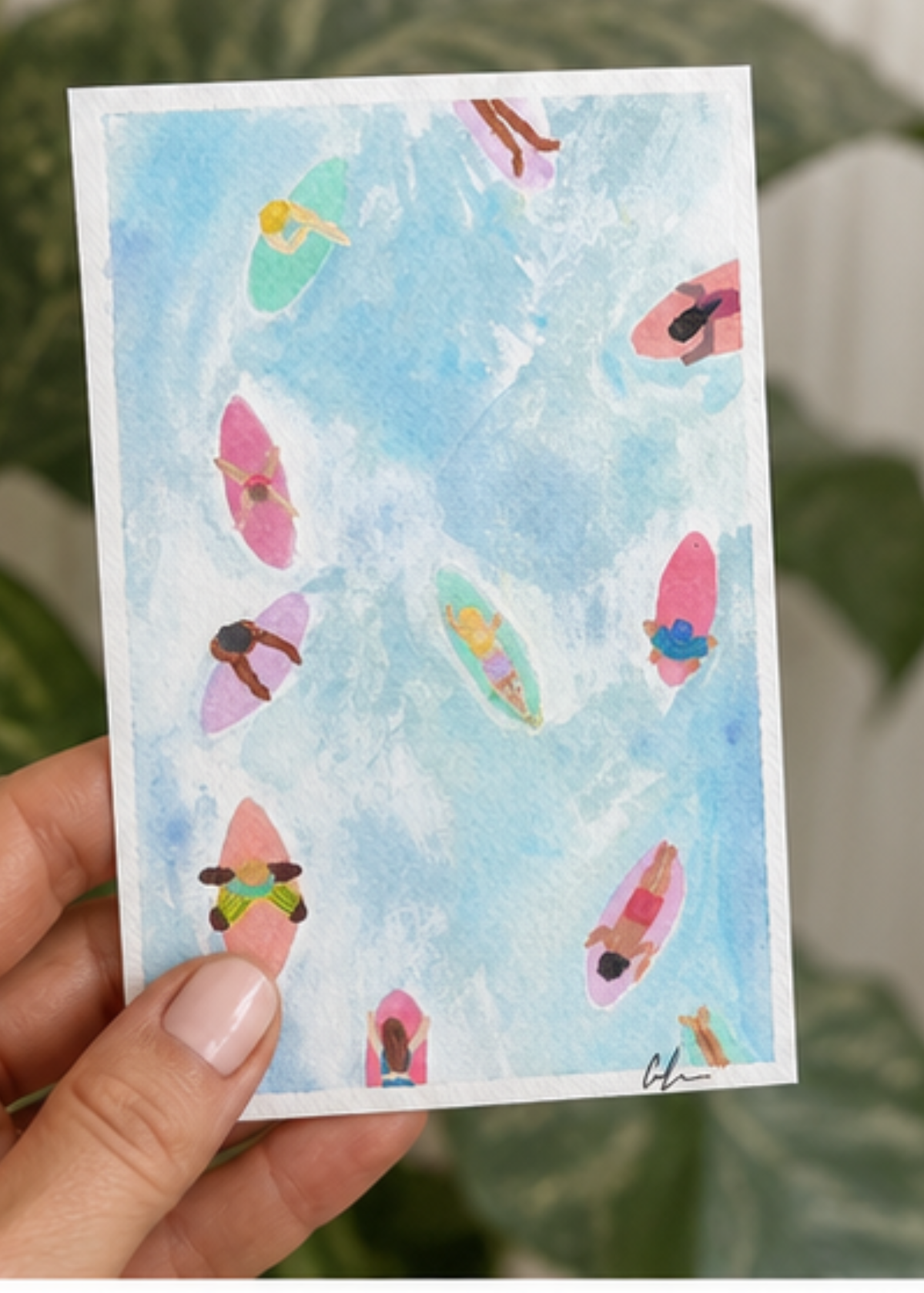 Paddle Out – Art Print
