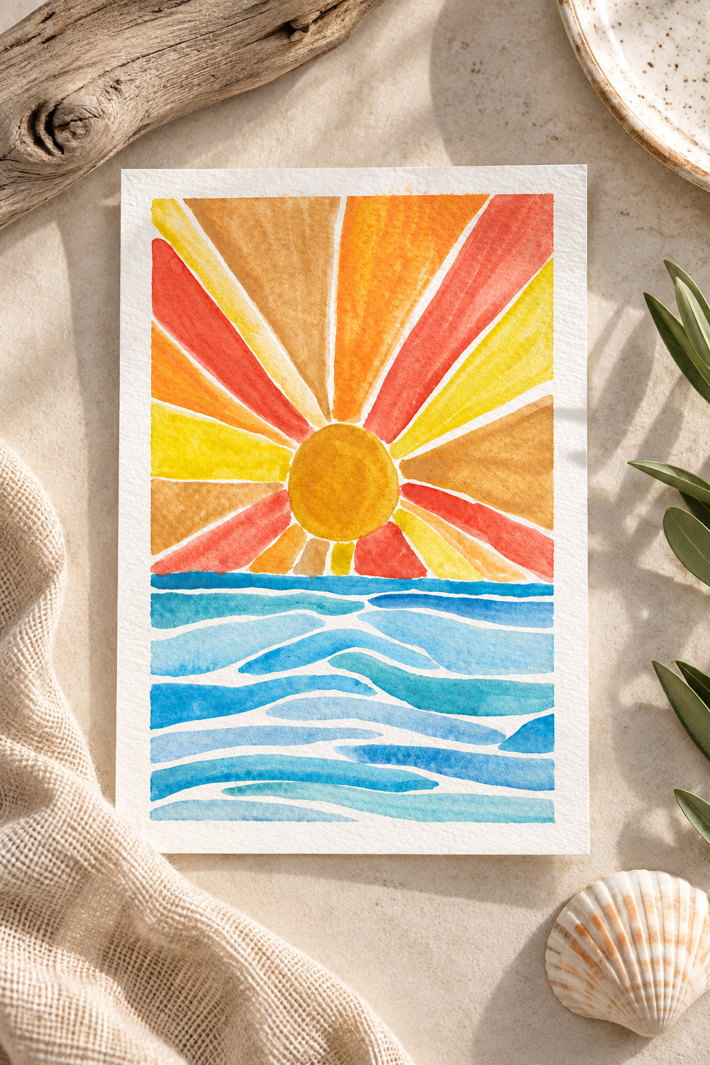 The Sunset – Art Print