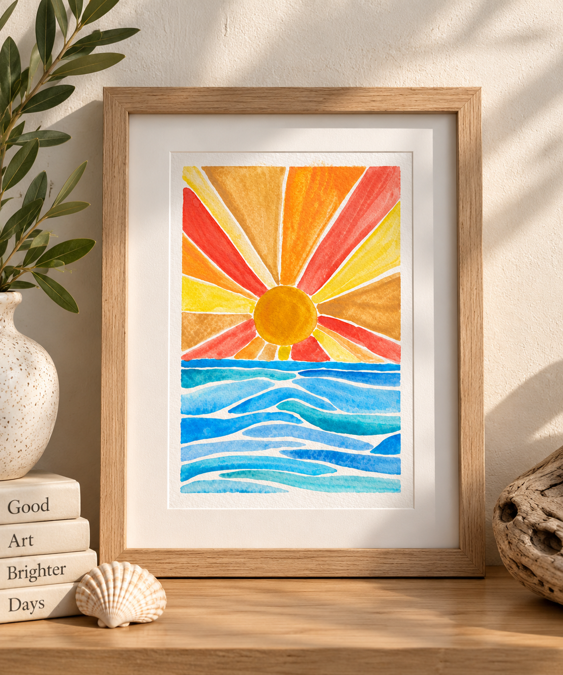 The Sunset – Original Watercolor