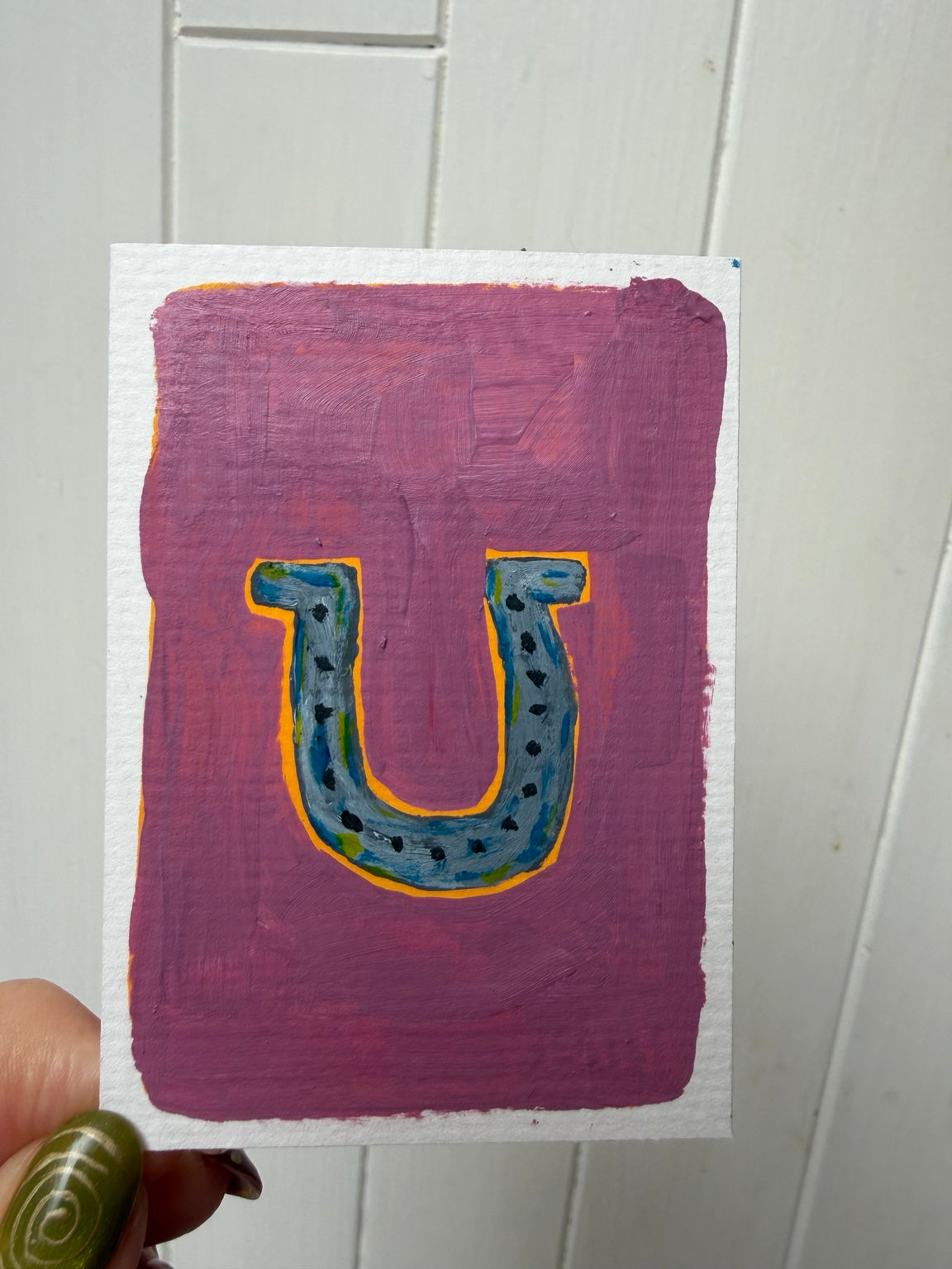 Lucky Horseshoe Mini Art Print