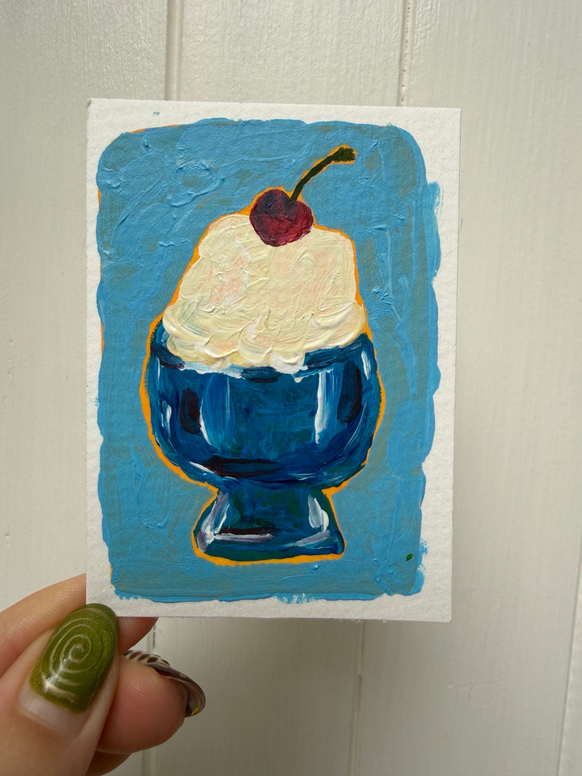 Ice Cream Sundae Mini Art Print